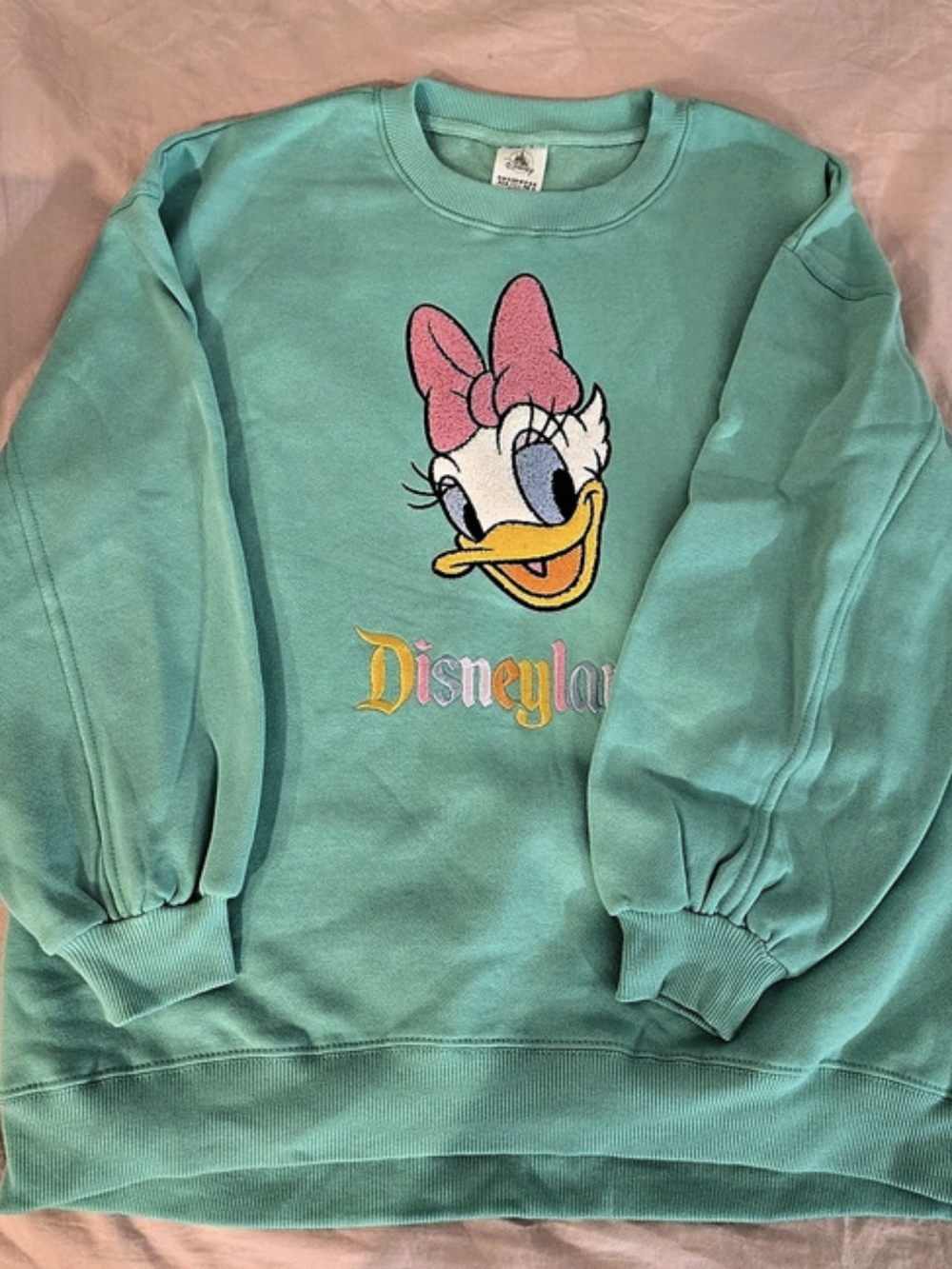 Disney Disneyland Daisy Duck Crew Neck Sweatshirt